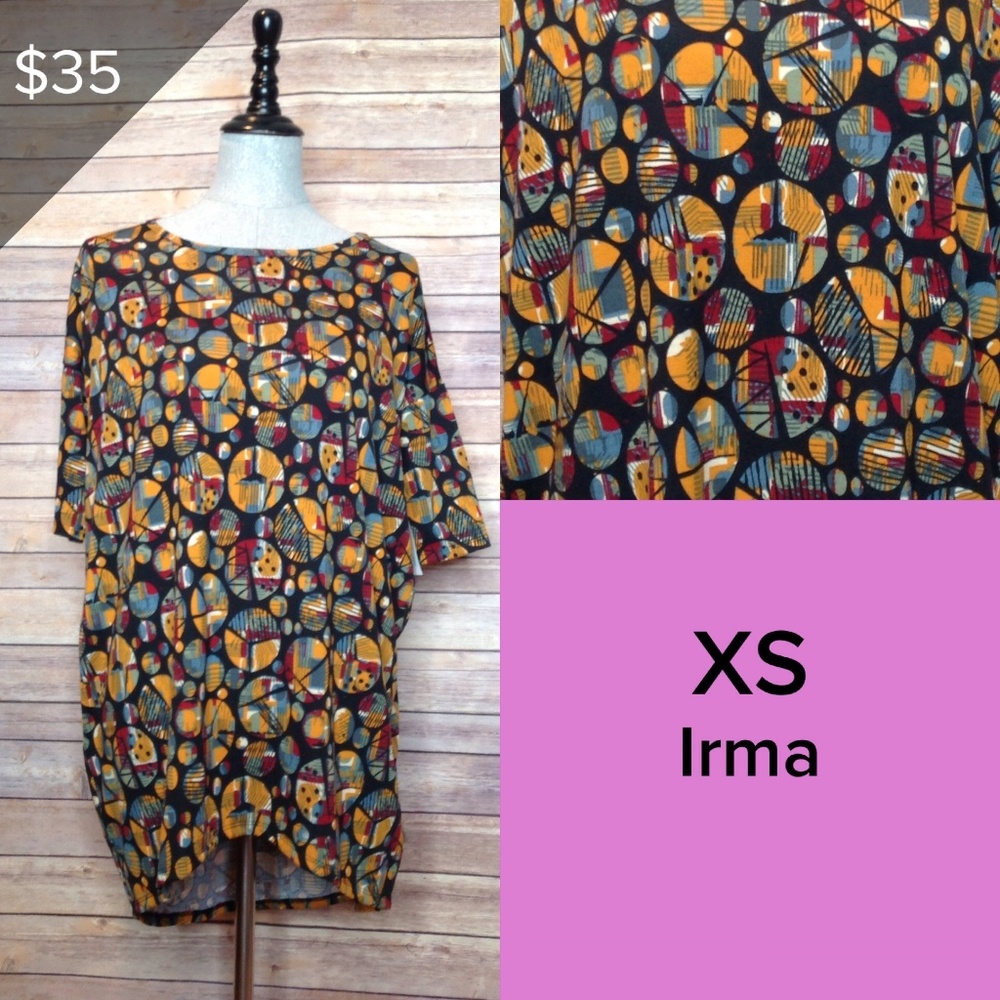 LuLaRoe XS Irma BNWT